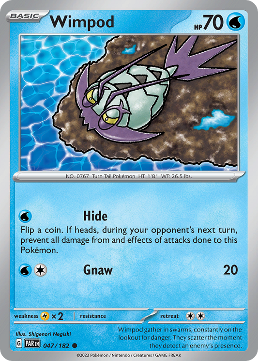 Wimpod - 047/182 - - PARADOX RIFT - Pokemon - Common | AA41-43
