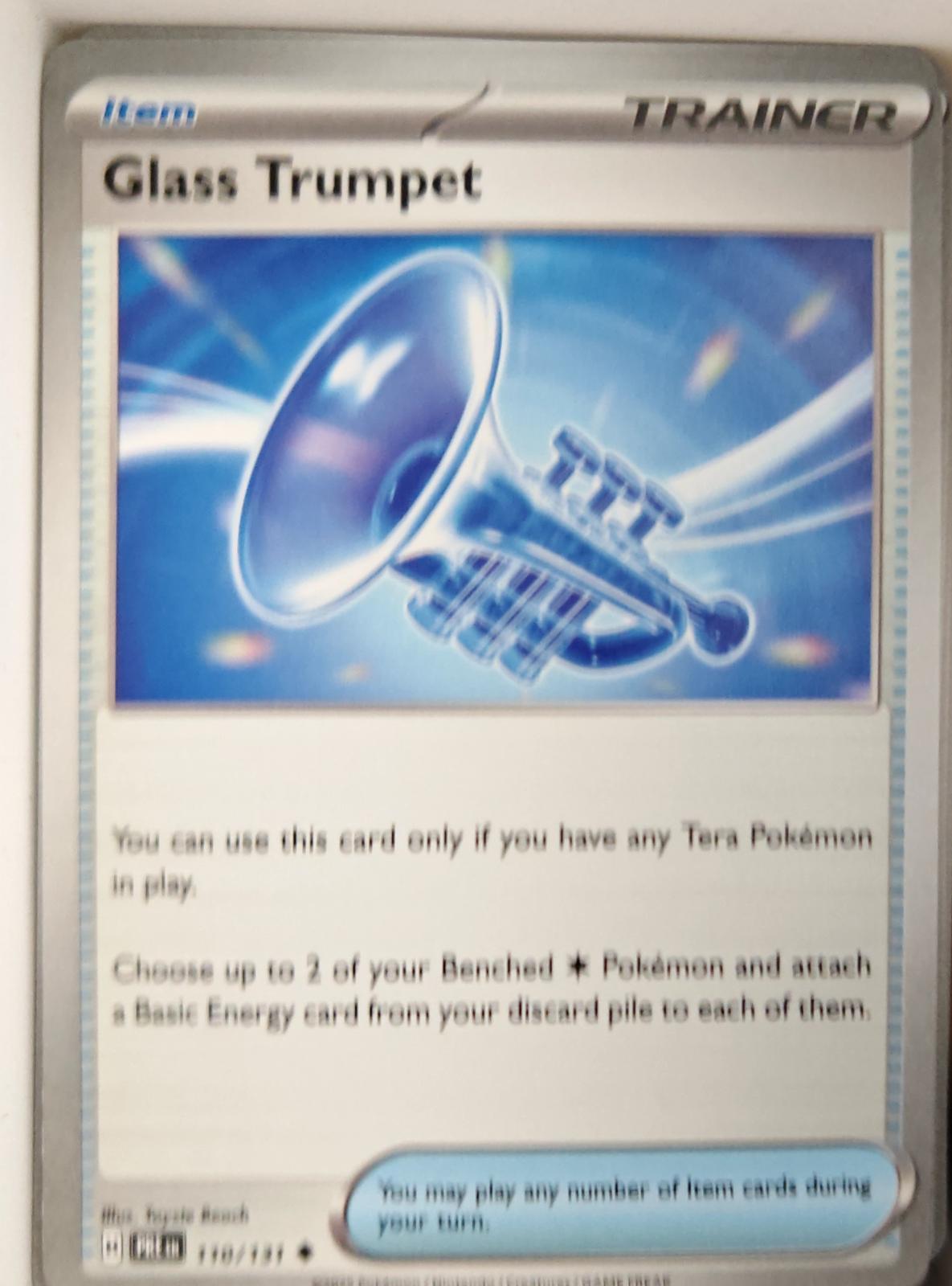 Glass Trumpet - 110/131 - - PRISMATIC EVOLUTIONS - Pokemon - Uncommon | AA27-60