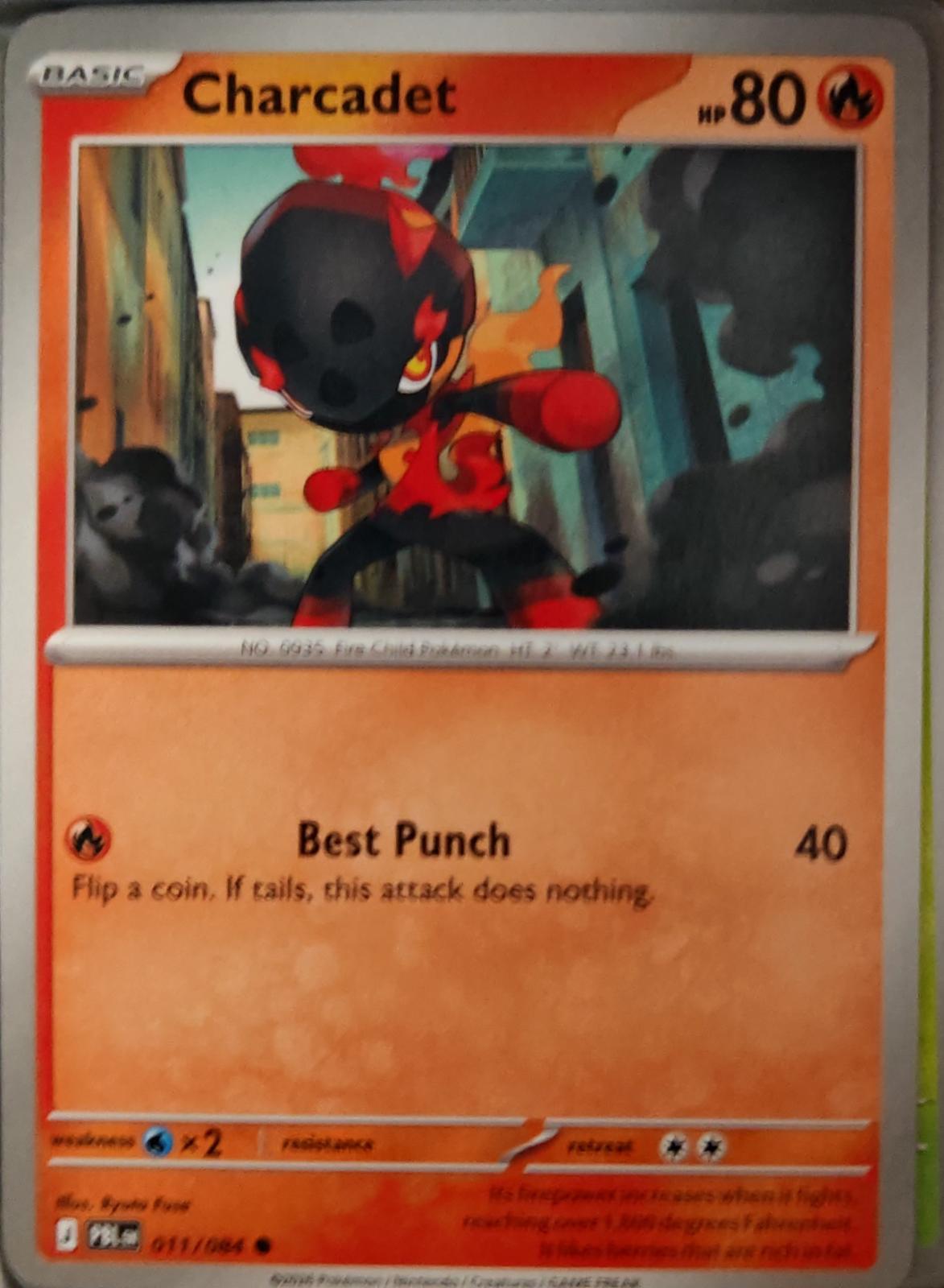 Charcadet - 011/084 - - PITCH BLACK - Pokemon - Common | AA38-17