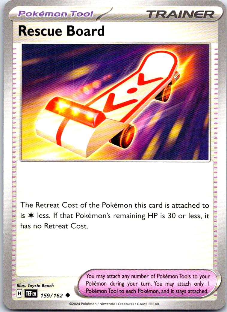 Rescue Board - 159/162 - - TEMPORAL FORCES - Pokemon - Uncommon | AB25-12