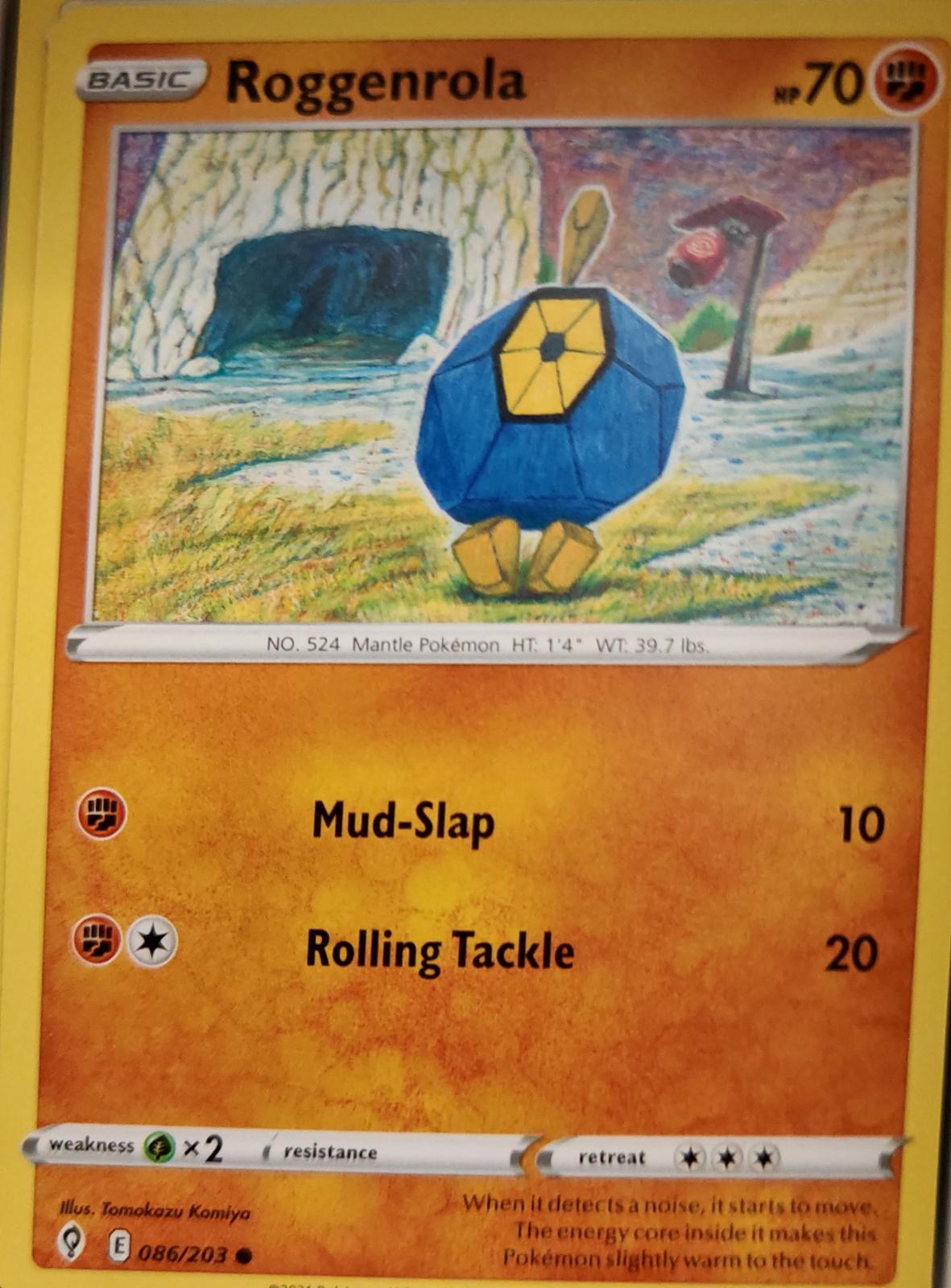 Roggenrola - 086/203 - - EVOLVING SKIES - Pokemon - Common | AA03-48
