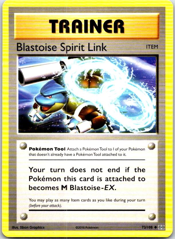 Blastoise Spirit Link - 73/108 - - EVOLUTIONS - Pokemon - Uncommon | AC22-27