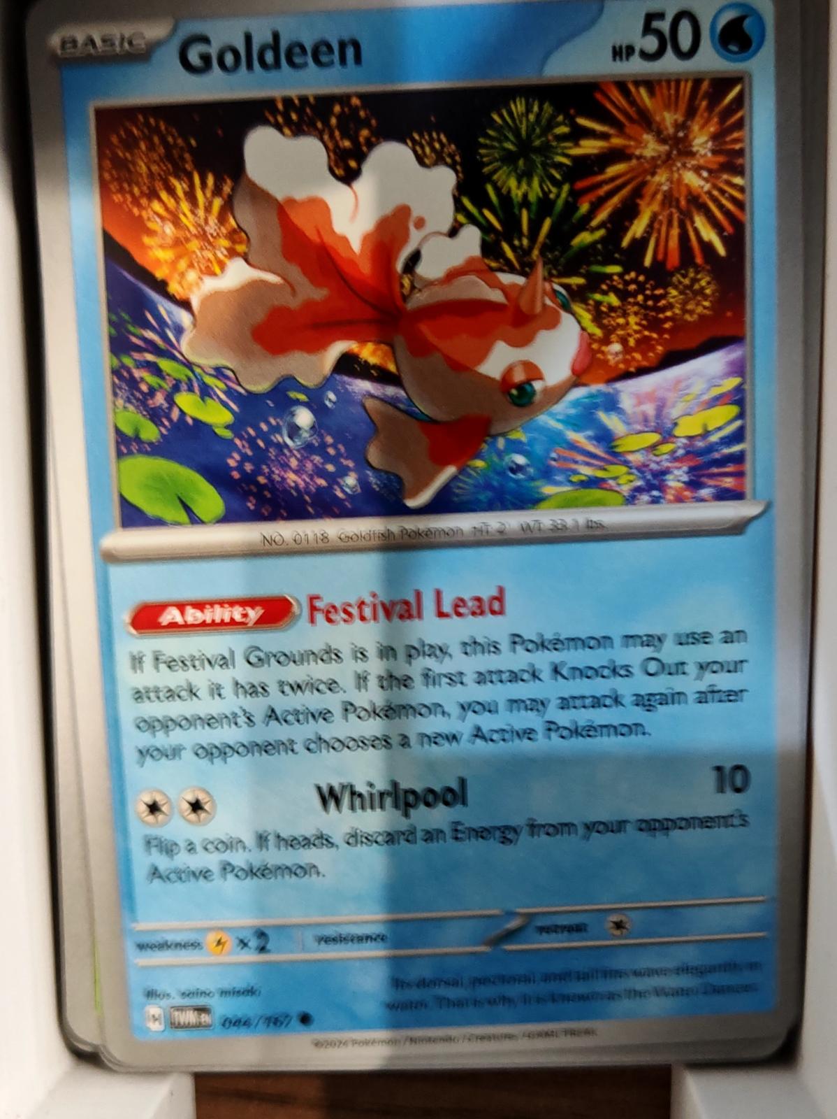 Goldeen - 044/167 - - TWILIGHT MASQUERADE - Pokemon - Common | AA76-35