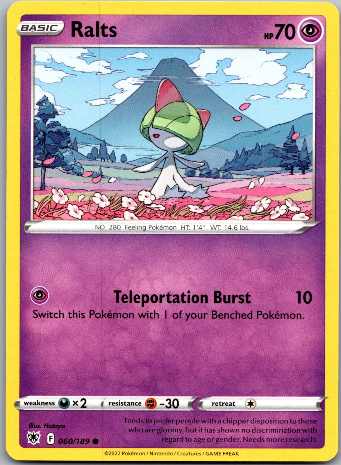 Ralts - 060/189 - - ASTRAL RADIANCE - Pokemon - Common | AA89-5