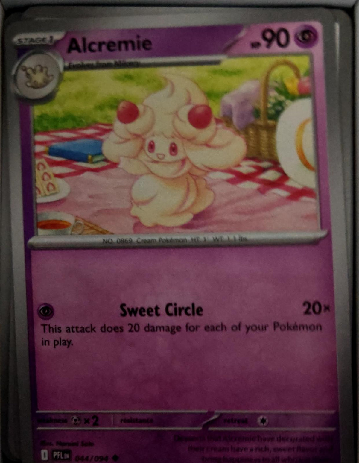 Alcremie - 044/094 - - PHANTASMAL FLAMES - Pokemon - Uncommon | AA50-34