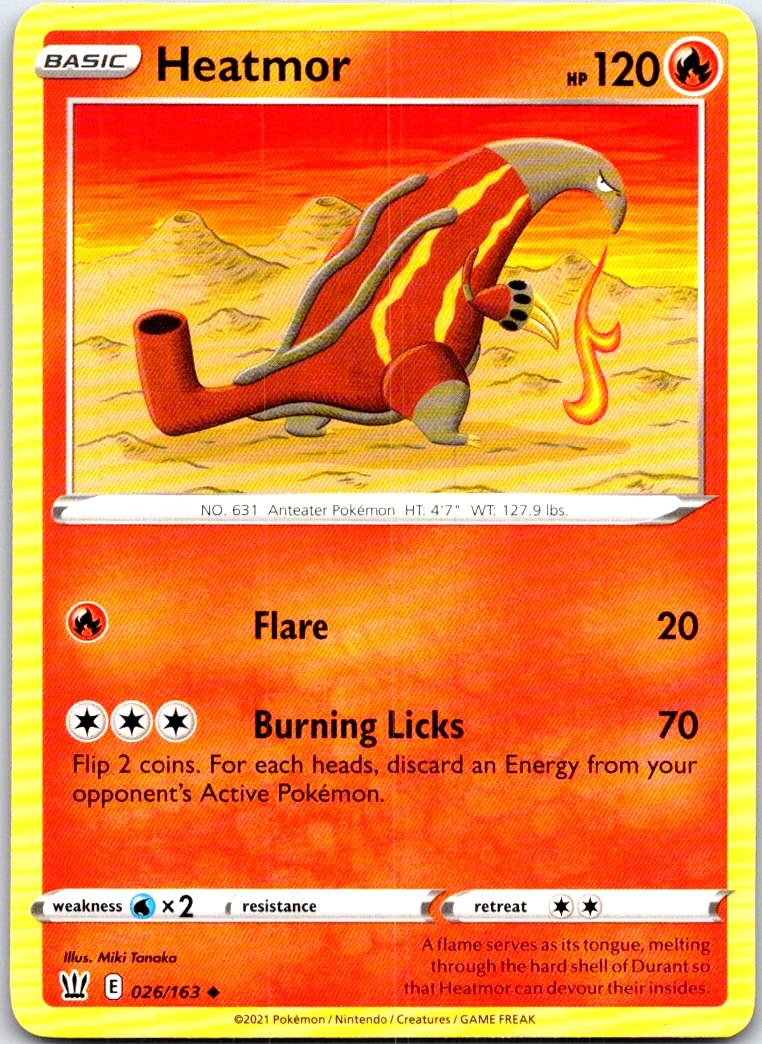 Heatmor - 026/163 - - BATTLE STYLES - Pokemon - Uncommon | AB97-27