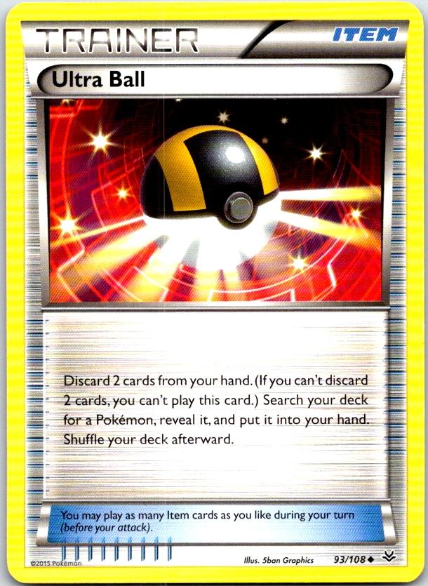 Ultra Ball - 93/108 - - ROARING SKIES - Pokemon - Uncommon | AC22-32