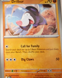 Drilbur - 046/084 - - PITCH BLACK - Pokemon - Common | AA36-73