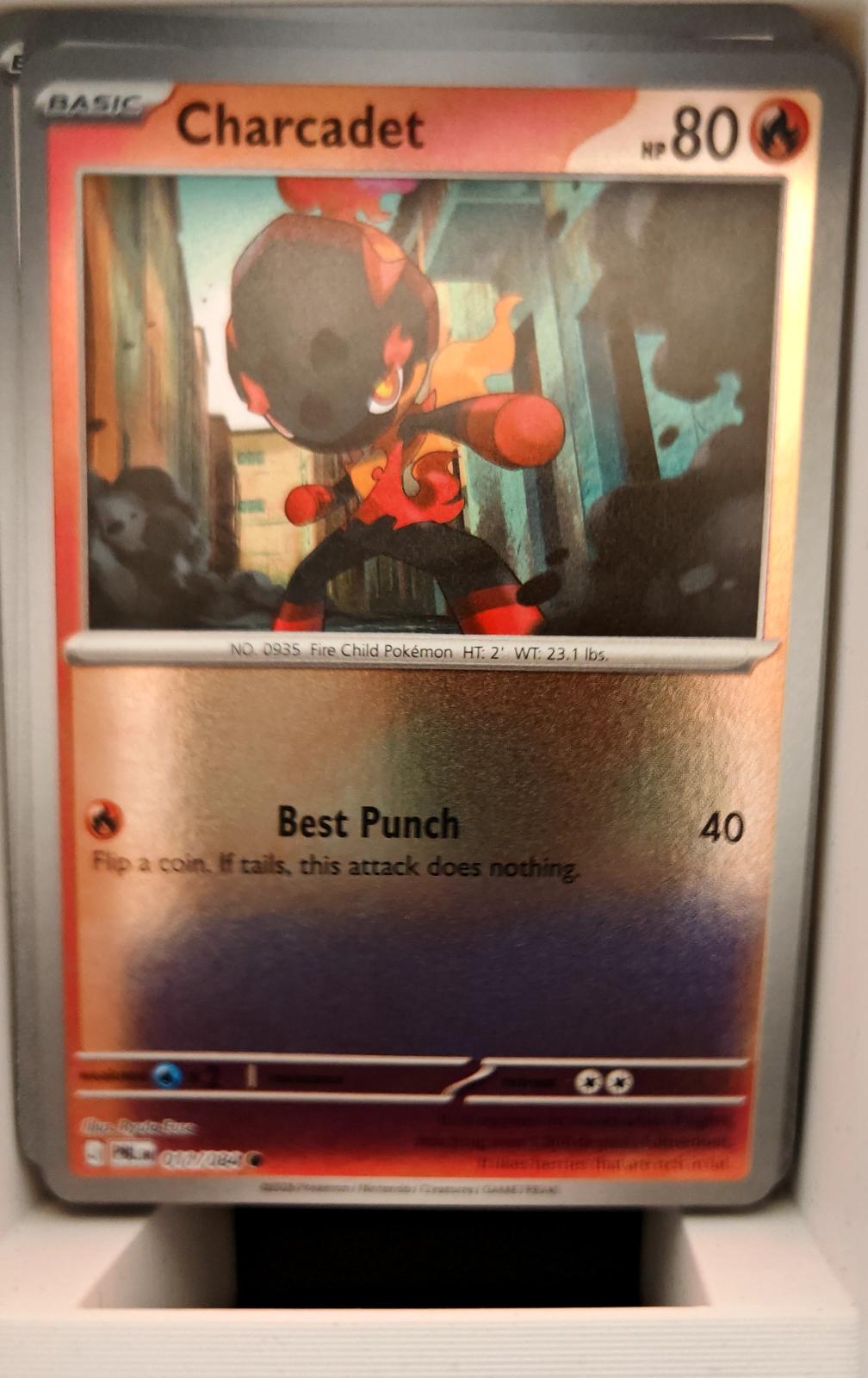Charcadet - 011/084 - Reverse Holo - PITCH BLACK - Pokemon - Common | AA14-94