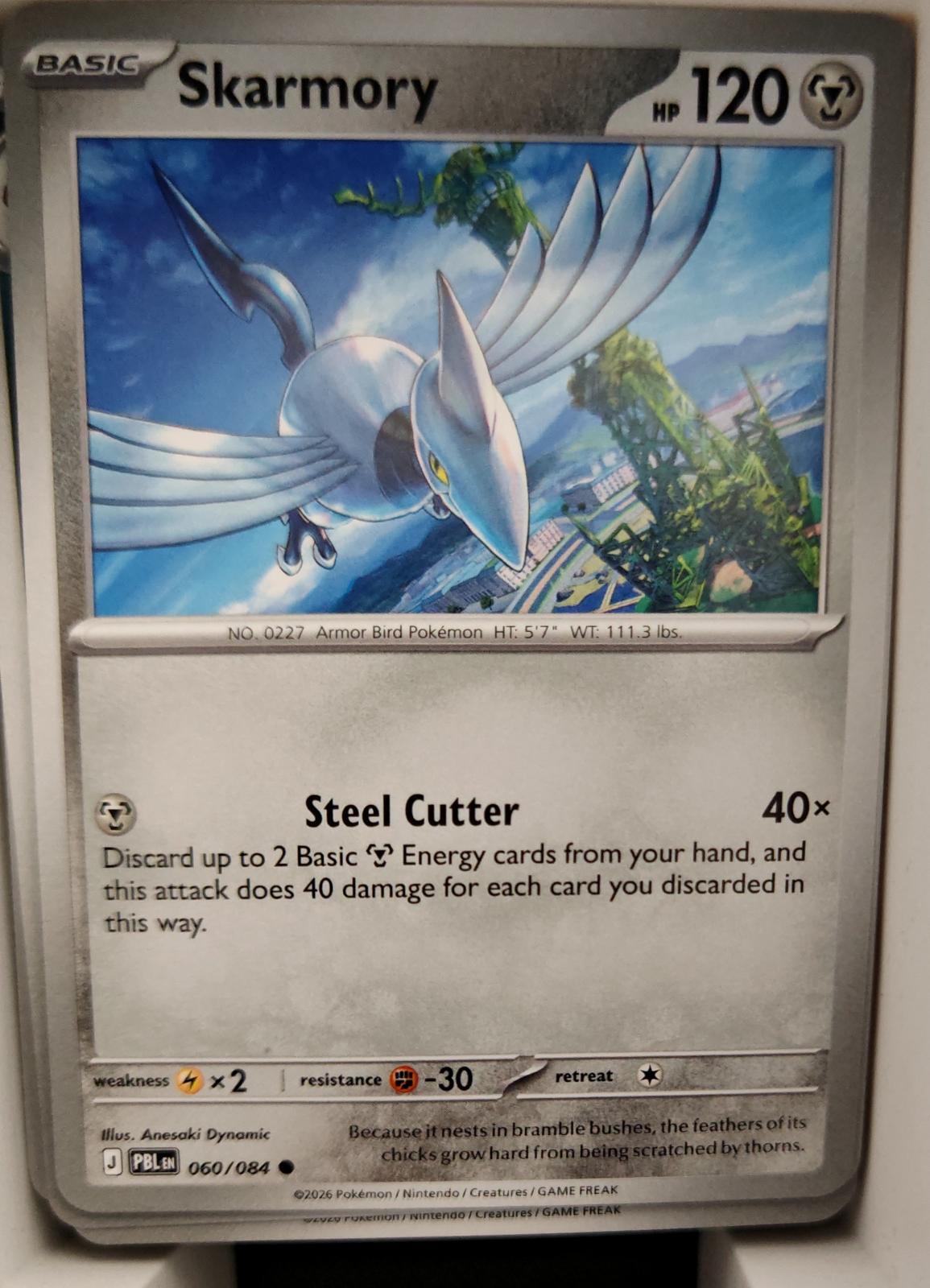 Skarmory - 060/084 - - PITCH BLACK - Pokemon - Common | AA16-85