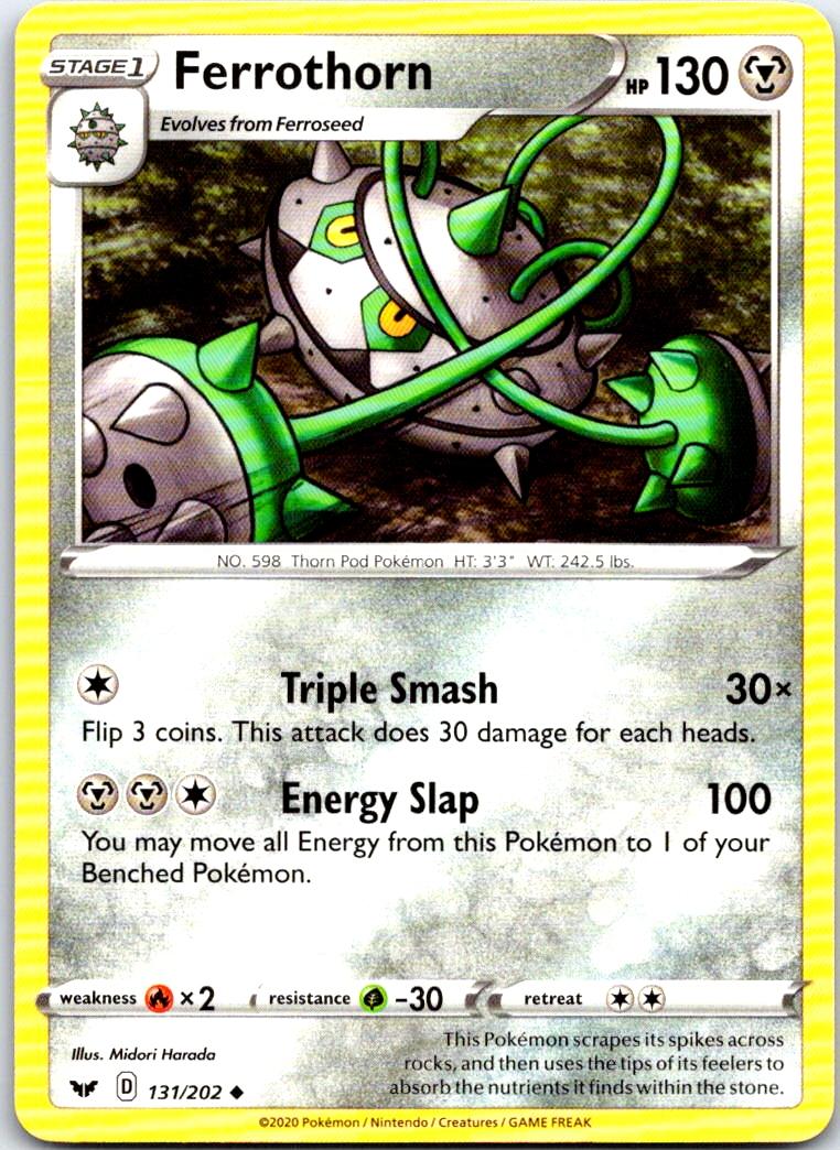 Ferrothorn - 131/202 - - SWORD & SHIELD - Pokemon - Uncommon | AB77-7