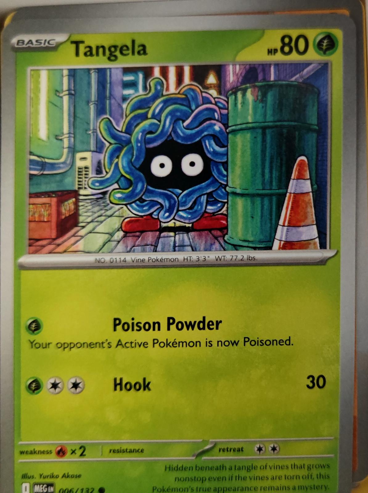 Tangela - 006/132 - - MEGA EVOLUTION - Pokemon - Common | AA23-56