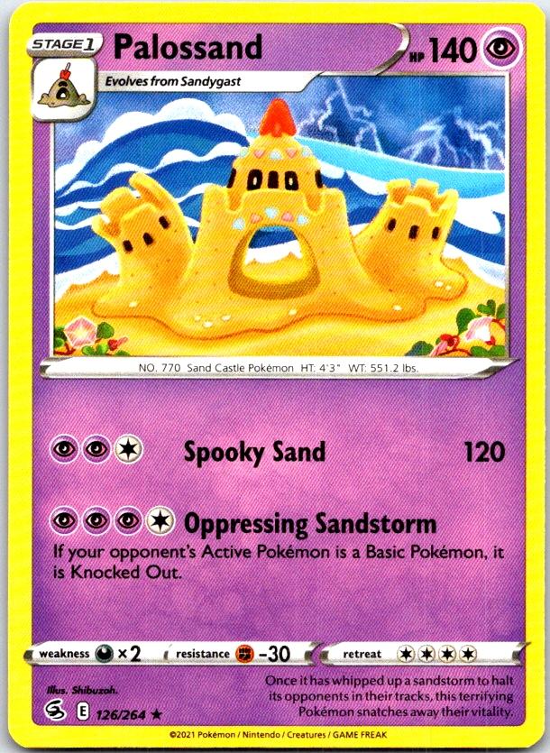 Palossand - 126/264 - - FUSION STRIKE - Pokemon - Rare | AC06-30