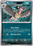 Mandibuzz - 050/084 - - PITCH BLACK - Pokemon - Common | AA36-78