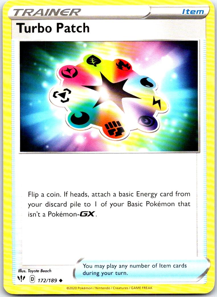 Turbo Patch - 172/189 - - DARKNESS ABLAZE - Pokemon - Uncommon | AB16-49