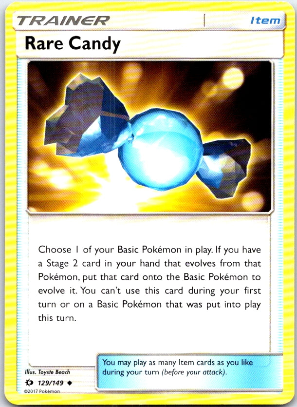 Rare Candy - 129/149 - - SM BASE SET - Pokemon - Uncommon | AC24-48
