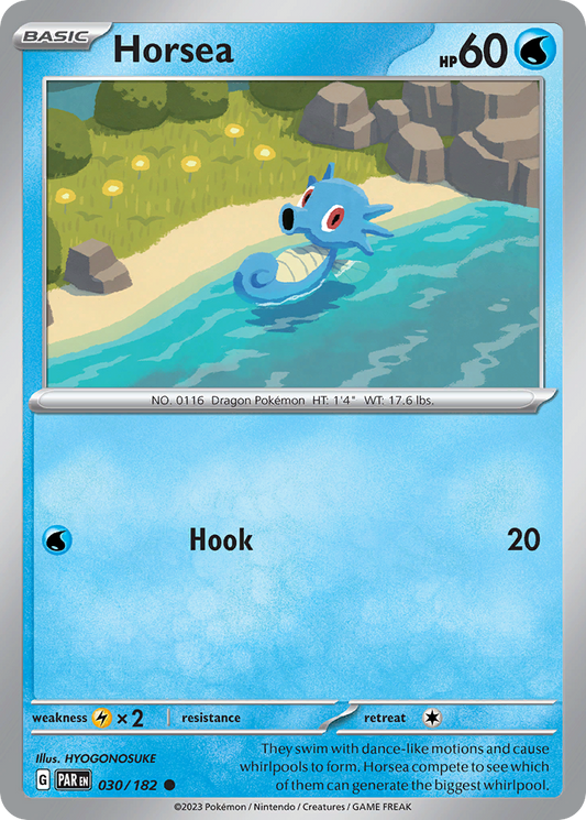 Horsea - 030/182 - - PARADOX RIFT - Pokemon - Common | AA41-45