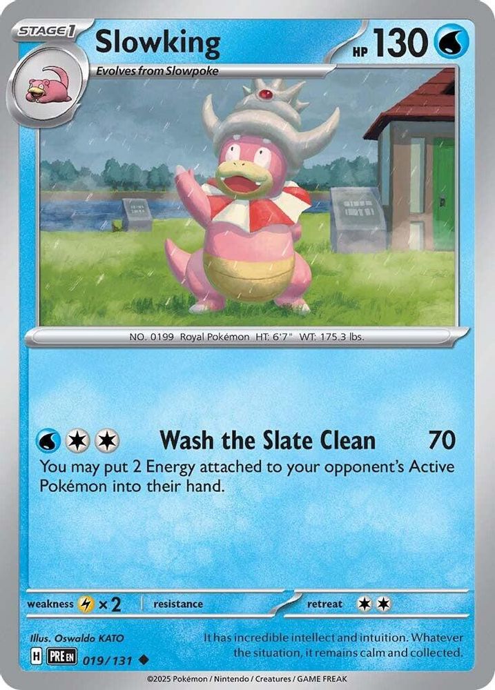 Slowking - 019/131 - - PRISMATIC EVOLUTIONS - Pokemon - Uncommon | AA27-45