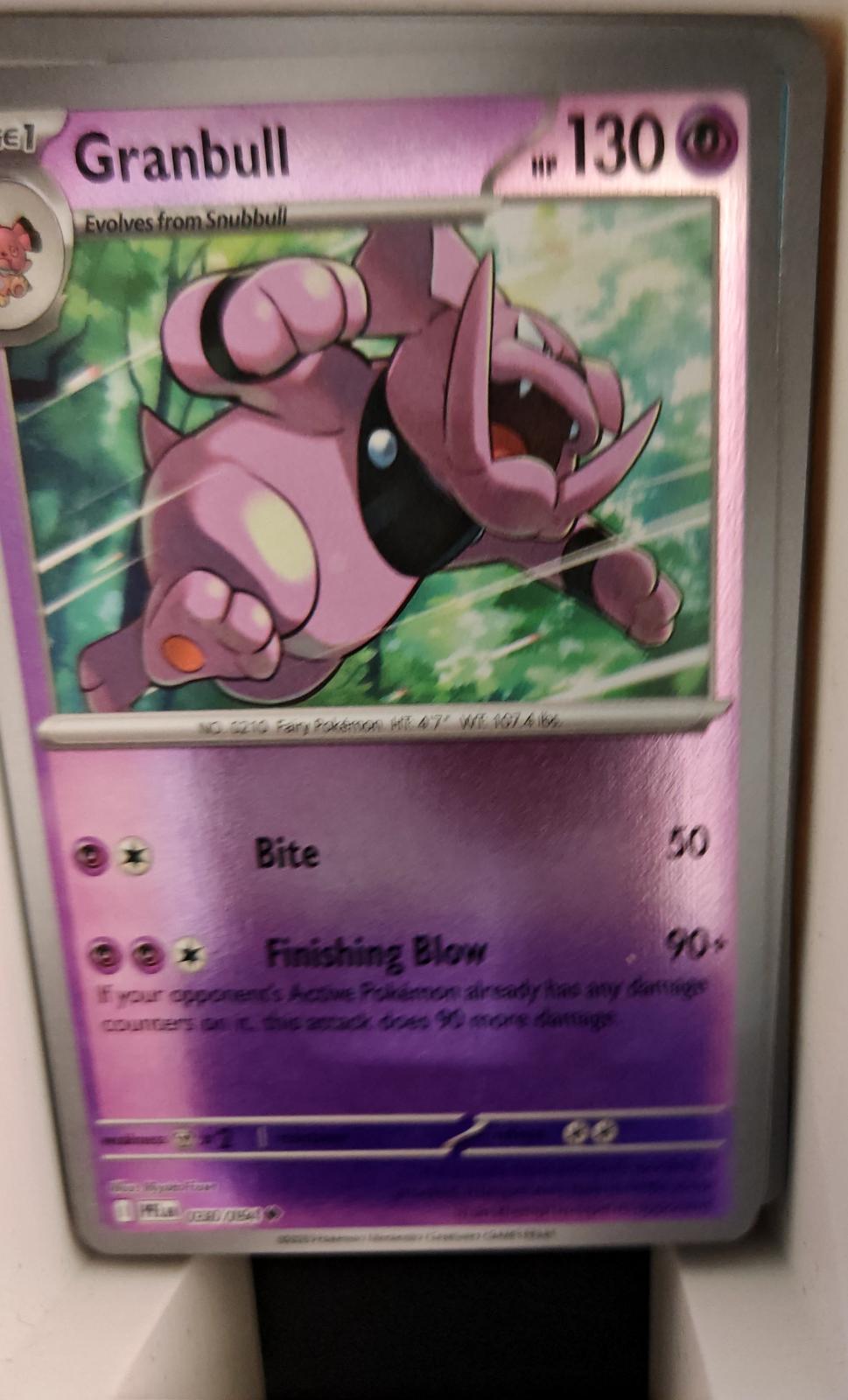 Granbull - 038/094 - Reverse Holo - PHANTASMAL FLAMES - Pokemon - | AA19-77