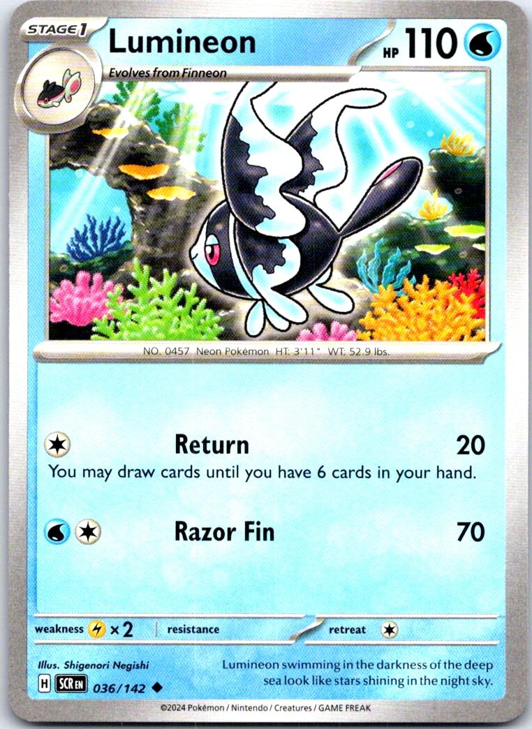 Lumineon - 036/142 - - STELLAR CROWN - Pokemon - Uncommon | AB54-44