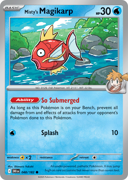 Misty's Magikarp - 048/182 - - DESTINED RIVALS - Pokemon - Common | AA53-34