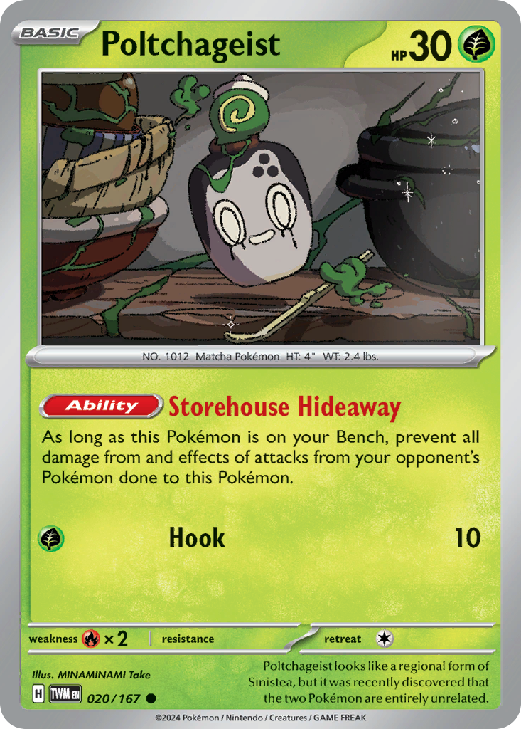 Poltchageist - 020/167 - - TWILIGHT MASQUERADE - Pokemon - Common | AA76-33