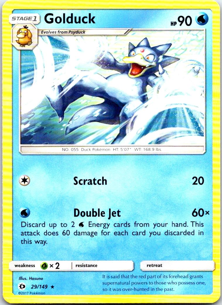 Golduck - 29/149 - - SM BASE SET - Pokemon - Rare | AB44-16