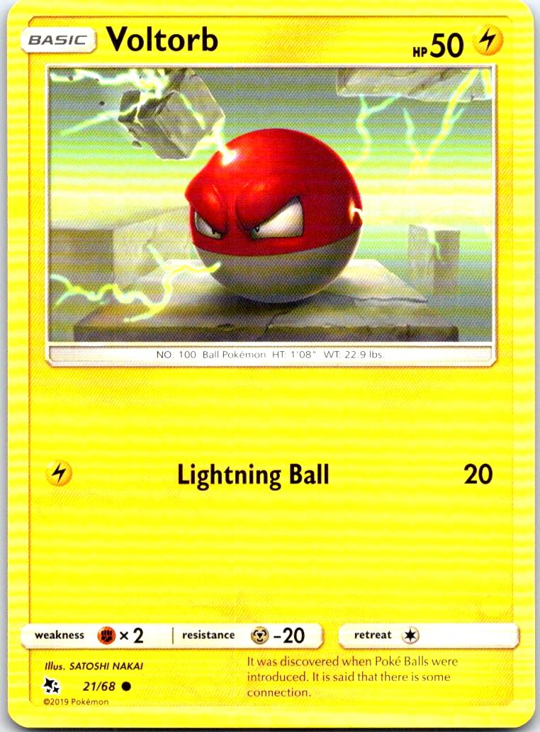 Voltorb - 21/68 - - HIDDEN FATES - Pokemon - Common | AB20-15