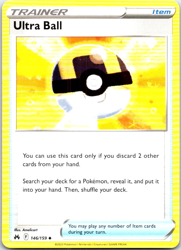 Ultra Ball - 146/159 - - CROWN ZENITH - Pokemon - Uncommon | AC24-55
