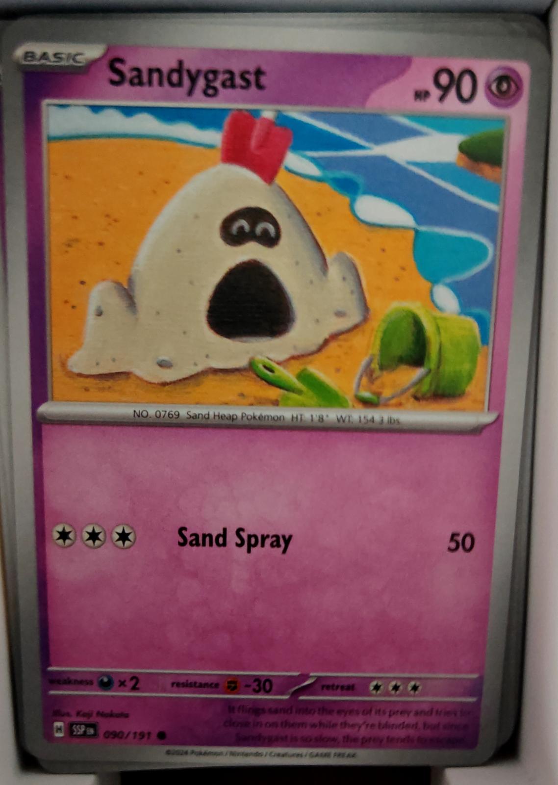 Sandygast - 090/191 - - SURGING SPARKS - Pokemon - Common | AA46-50