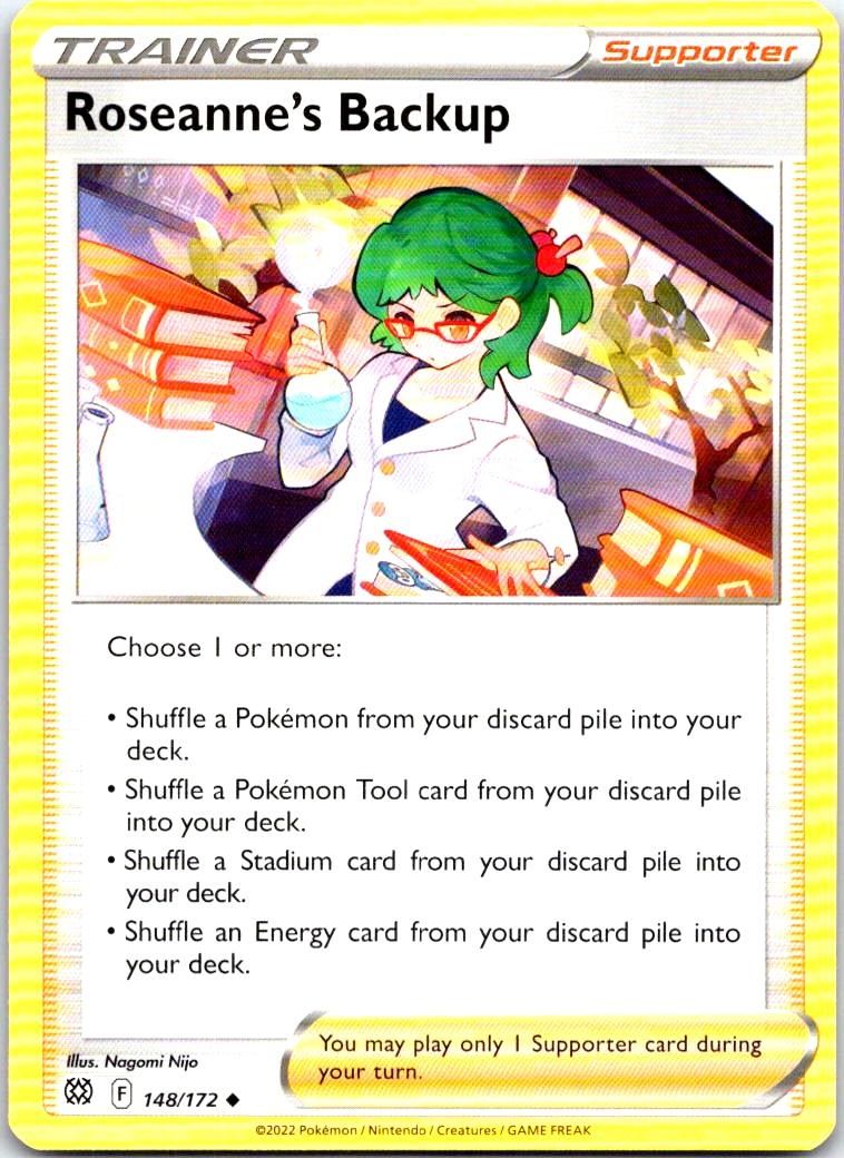 Roseanne's Backup - 148/172 - - BRILLIANT STARS - Pokemon - Uncommon | AB15-35