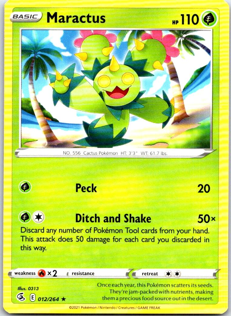 Maractus - 012/264 - - FUSION STRIKE - Pokemon - Rare | AB34-42