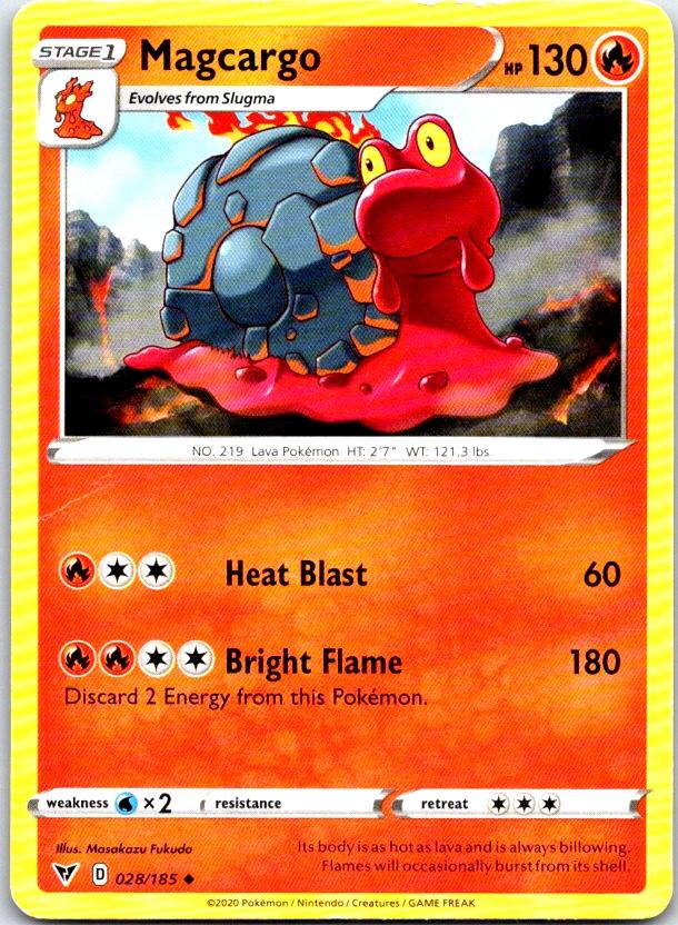 Magcargo - 028/185 - - VIVID VOLTAGE - Pokemon - Uncommon | AC18-25