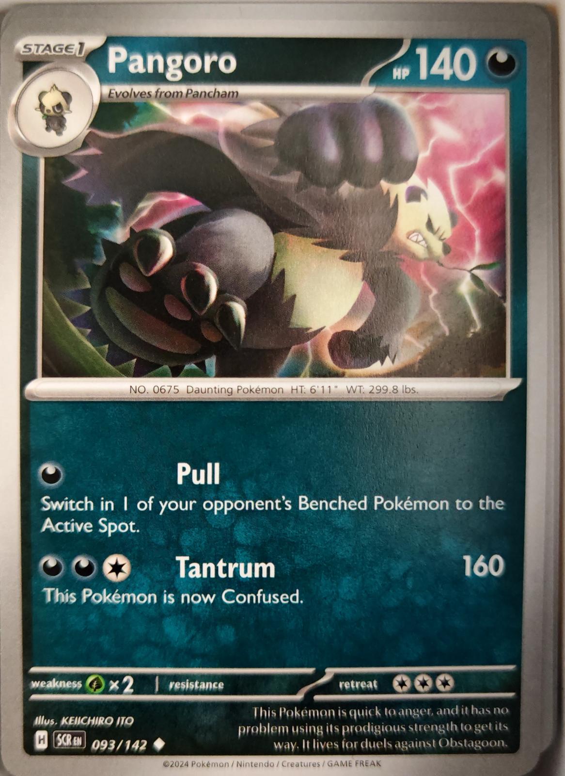 Pangoro - 93/142 - - STELLAR CROWN - Pokemon - Uncommon | AA05-86