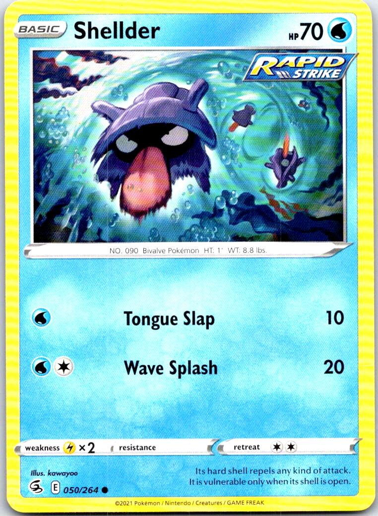 Shellder - 050/264 - - FUSION STRIKE - Pokemon - Common | AB89-46