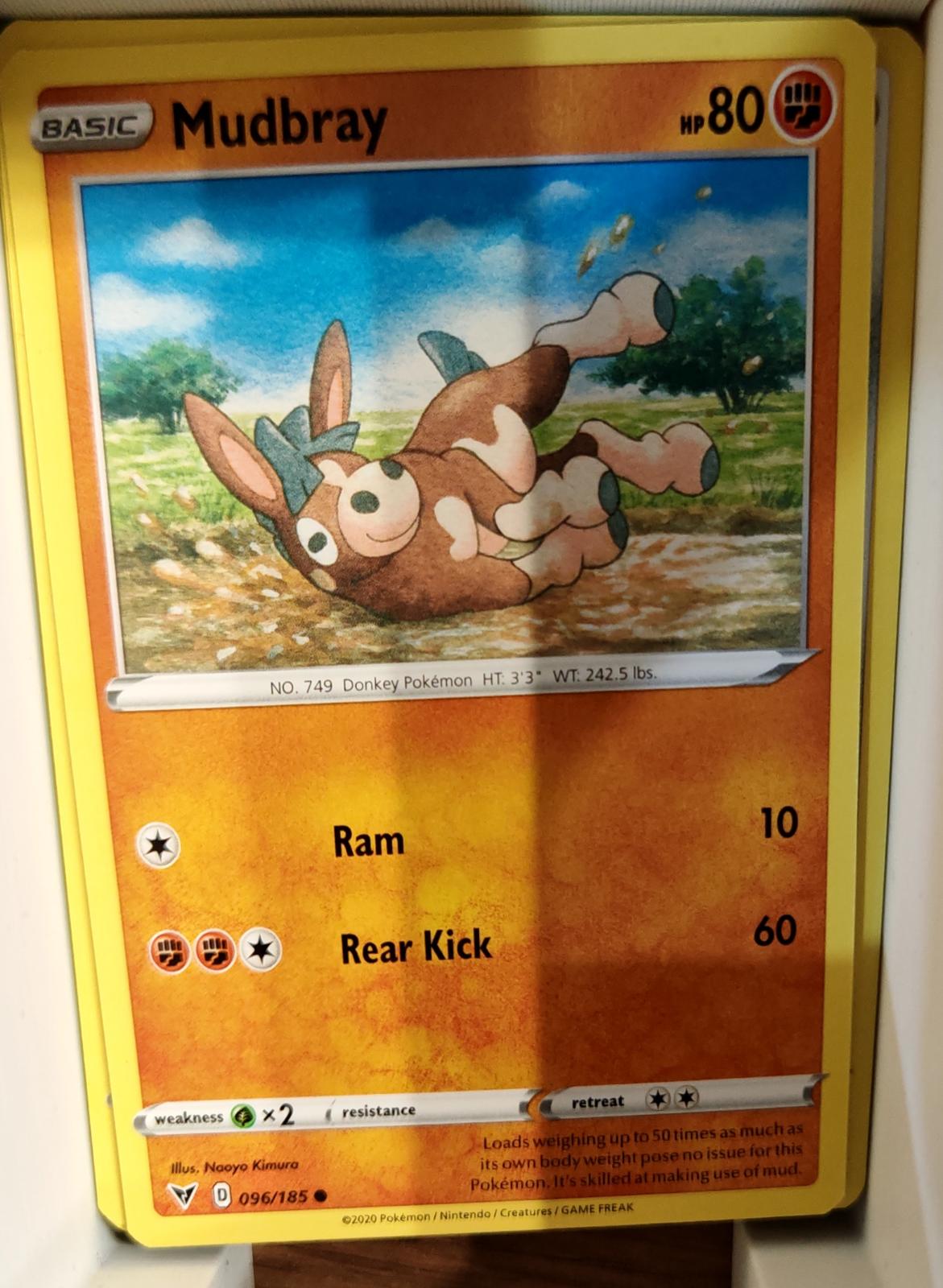 Mudbray - 096/185 - - VIVID VOLTAGE - Pokemon - Common | AA66-38