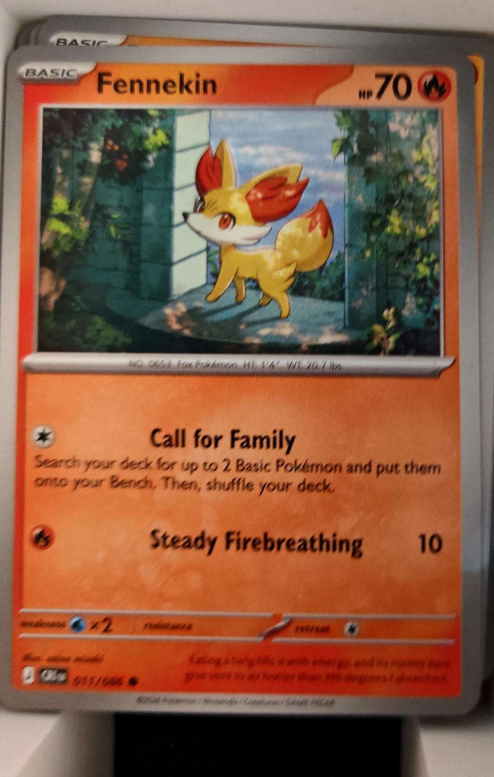 Fennekin - 011/086 - - CHAOS RISING - Pokemon - Common | AA23-86