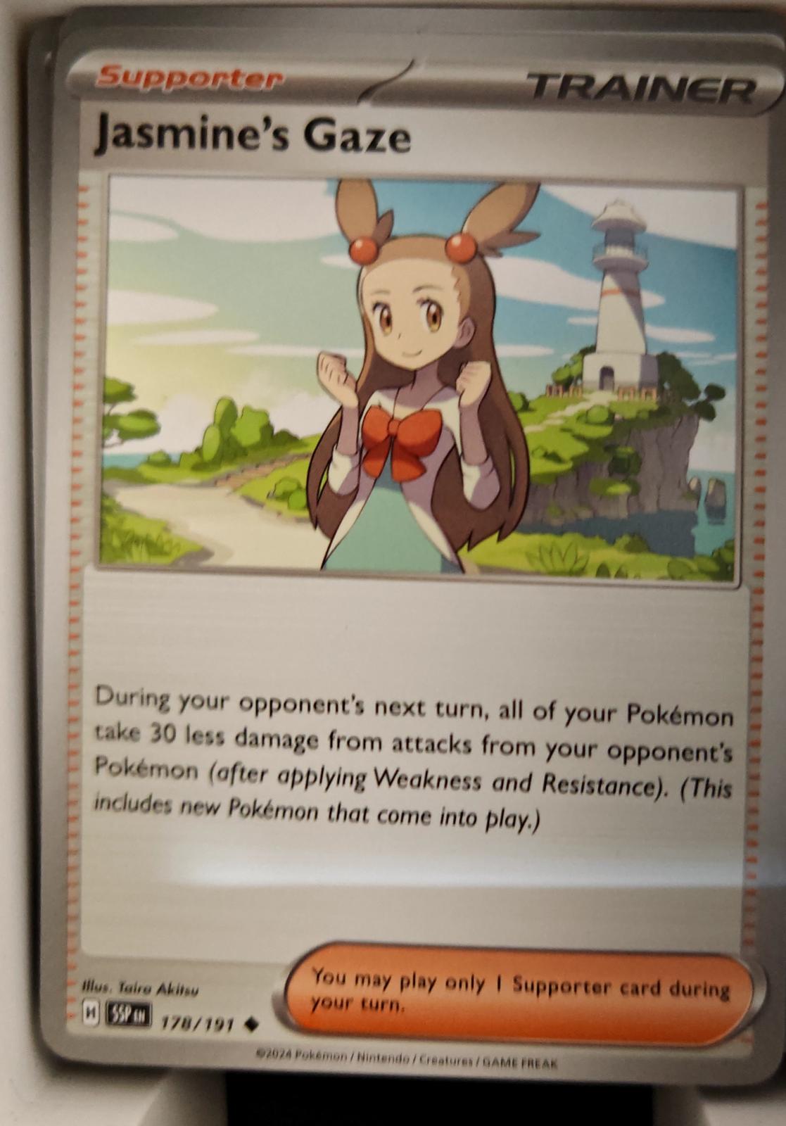 Jasmine's Gaze - 178/191 - - SURGING SPARKS - Pokemon - Uncommon | AA20-92