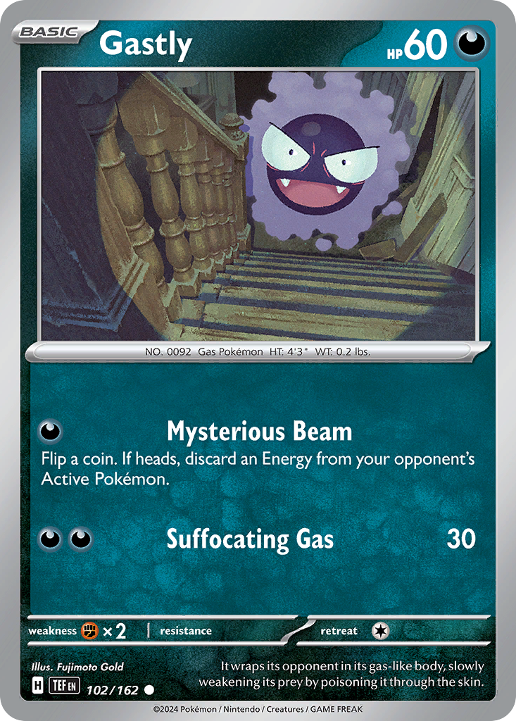Gastly - 102/162 - - TEMPORAL FORCES - Pokemon - Common | AA21-90