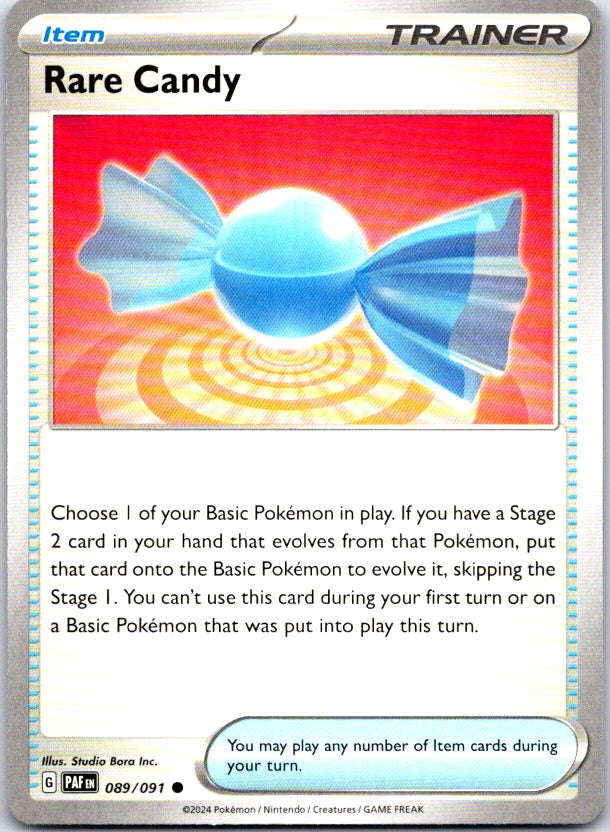 Rare Candy - 089/091 - - PALDEAN FATES - Pokemon - Common | AC20-48