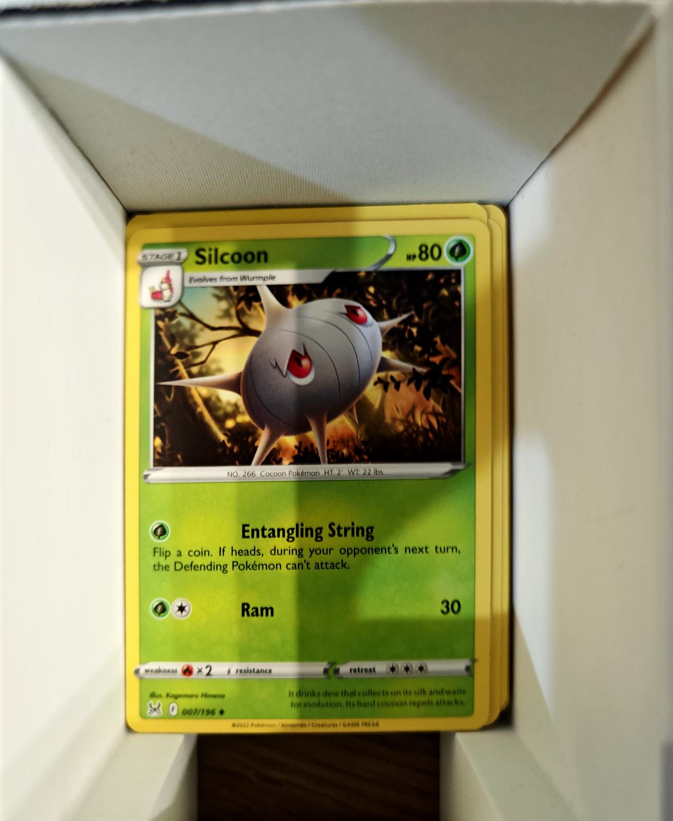 Silcoon - 007/196 - - LOST ORIGIN - Pokemon - Uncommon | AA73-44