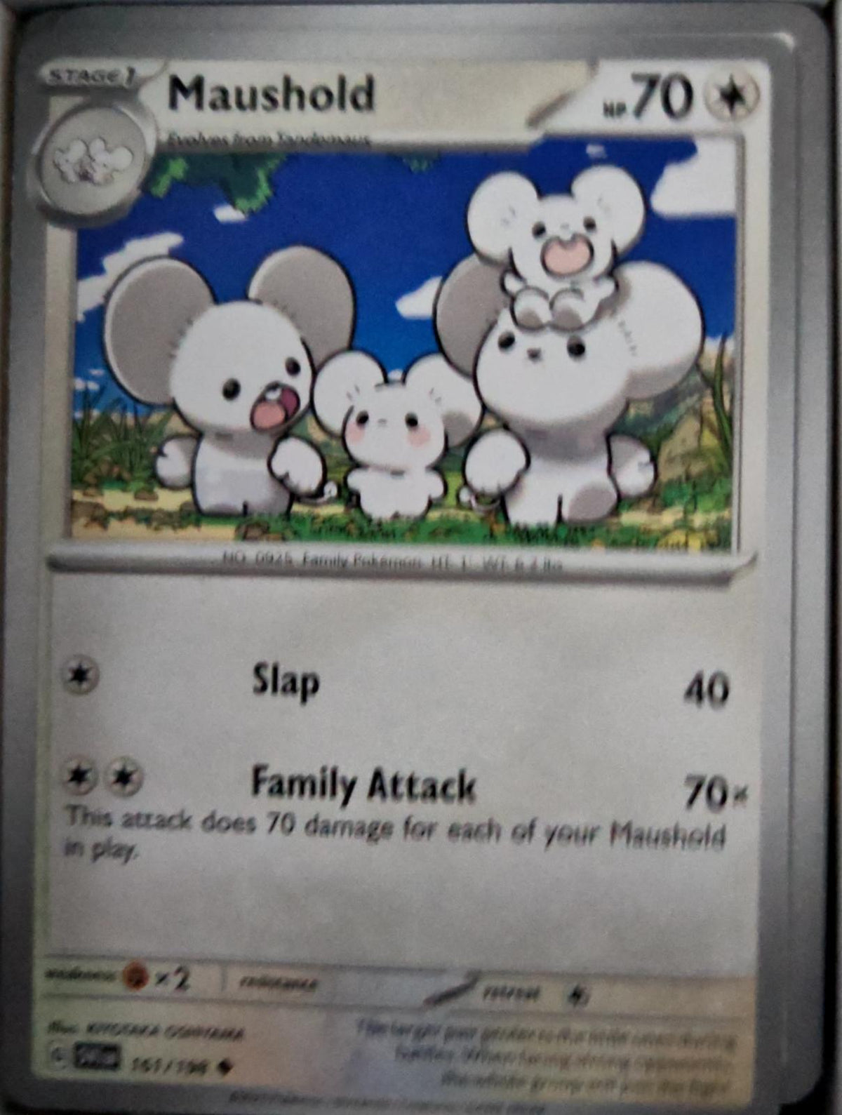 Maushold - 161/198 - - SCARLET & VIOLET - Pokemon - Uncommon | AA48-106