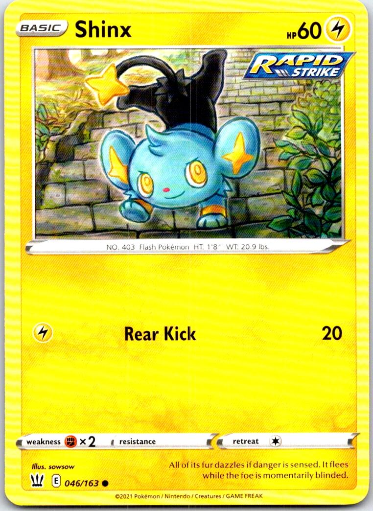 Shinx - 046/163 - - BATTLE STYLES - Pokemon - Common | AB97-47