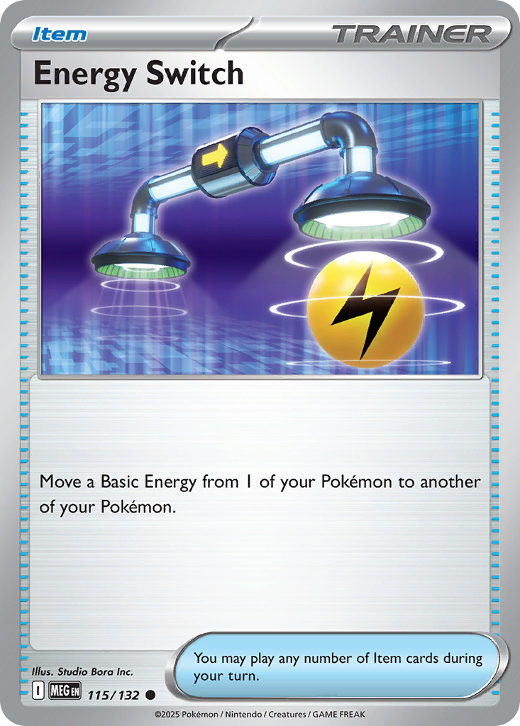 Energy Switch - 115/132 - - MEGA EVOLUTION - Pokemon - Common | AA40-82