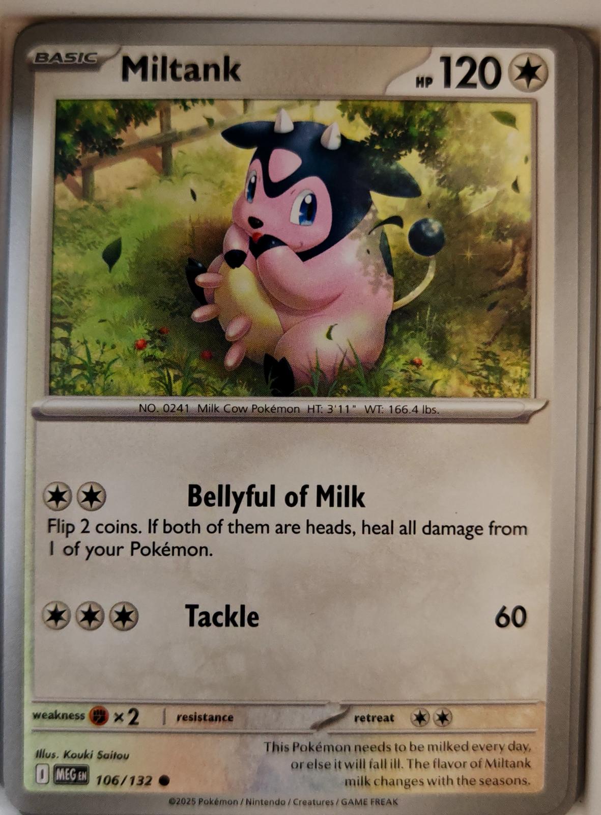 Miltank - 106/132 - - MEGA EVOLUTION - Pokemon - Common | AA07-9