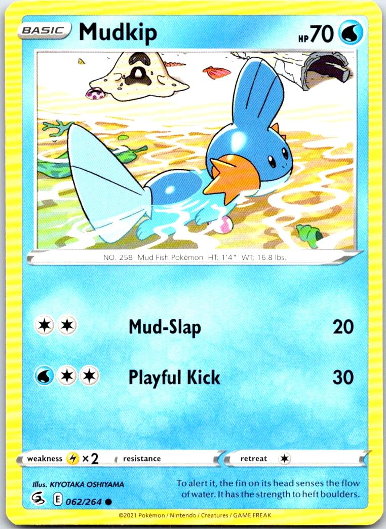 Mudkip - 062/264 - - FUSION STRIKE - Pokemon - Common | AB33-39