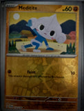 Meditite - 110/198 - Reverse Holo - SCARLET & VIOLET - Pokemon - | AA49-58