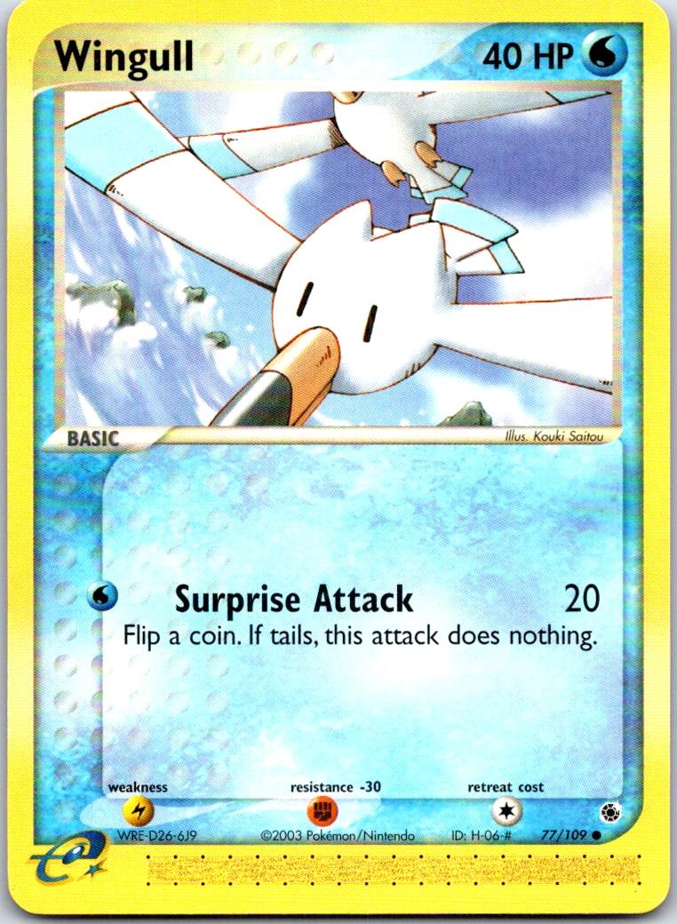 Wingull - 77/109 - - RUBY & SAPPHIRE - Pokemon - Common | AB12-25