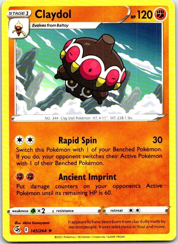 Claydol - 145/264 - - FUSION STRIKE - Pokemon - Rare | AC05-39
