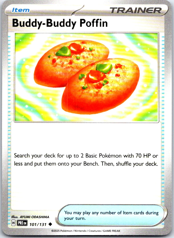Buddy-Buddy Poffin - 101/131 - - PRISMATIC EVOLUTIONS - Pokemon - | AC23-51